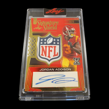 Load image into Gallery viewer, 2023 Leaf Signature Shields Jordan Addison Rookie Serial # 8/9