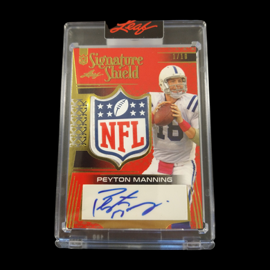 2023 Leaf Signature Shields Peyton Manning Serial # 1/10