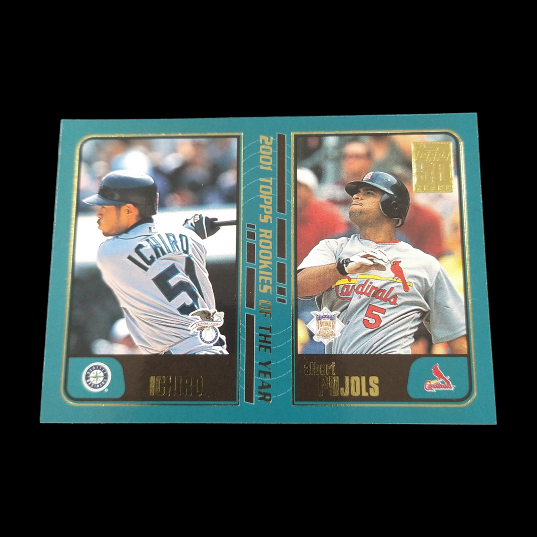 2001 Topps Traded Ichiro & Albert Pujols Rookie #T99