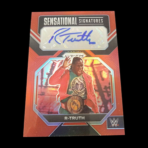 2023 Panini Prizm R-Truth Red Autograph Serial # 32/99