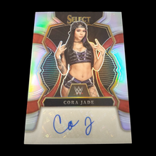 Load image into Gallery viewer, 2023 Panini Select Cora Jade Silver Prizm Autograph