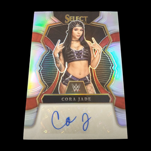 2023 Panini Select Cora Jade Silver Prizm Autograph