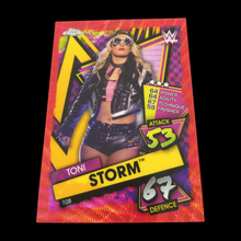 Load image into Gallery viewer, 2021 Topps Chrome Toni Storm Red Wave Refractor Serial # 4/5