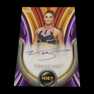 2020 Topps Tegan Nox Rookie Purple Autograph Serial # 77/99