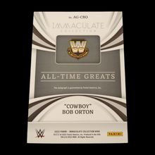 Load image into Gallery viewer, 2022 Panini Immaculate Cowboy Bob Orton All Time Greats Autograph Serial # 2/10