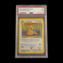 Load image into Gallery viewer, 1999 Dragonite Fossil Holo PSA 7