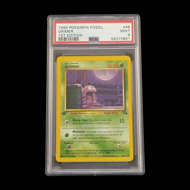 1999 Grimer Fossil 1st Edition PSA 9