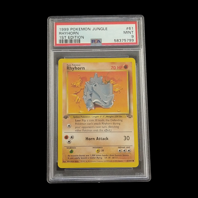 1999 Rhyhorn Jungle 1st Edition PSA 9