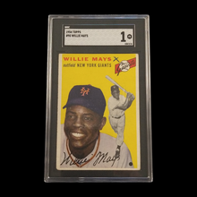 Load image into Gallery viewer, 1954 Topps Willie Mays #90 SGC 1