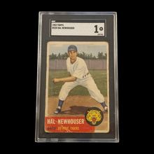 Load image into Gallery viewer, 1953 Topps Hal Newhouser #228 SGC 1