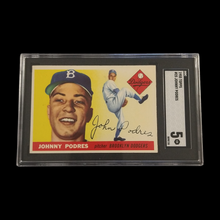 Load image into Gallery viewer, 1955 Topps Johnny Podres #25 SGC 5