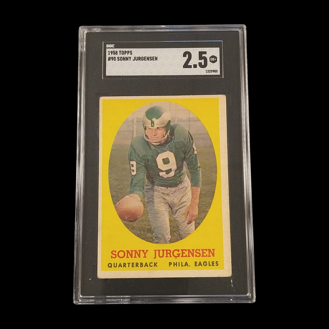 1958 Topps Sonny Jurgensen #90 SGC 2.5