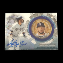 Load image into Gallery viewer, 2020 Topps Collectible Coin Fernando Tatis Jr Autograph Serial # 5/10