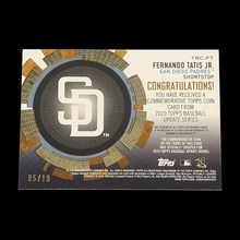 Load image into Gallery viewer, 2020 Topps Collectible Coin Fernando Tatis Jr Autograph Serial # 5/10