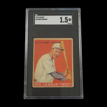 Load image into Gallery viewer, 1933 Goudey Floyd Babe Herman #5 SGC 1.5