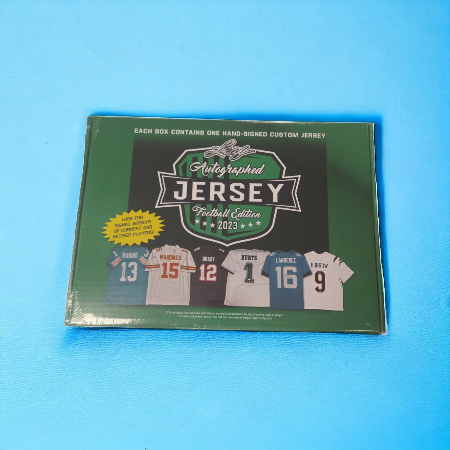 2023 Leaf Autograph Football Jersey Edition Box