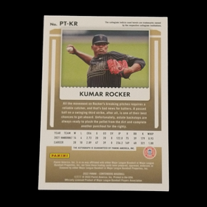 2022 Panini Contenders Draft Kumar Rocker Autograph Serial # 17/25