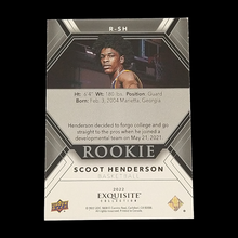 Load image into Gallery viewer, 2022 Upper Deck Scoot Henderson Exquisite Rookie Serial # 32/149