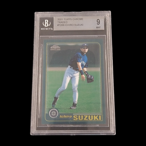 Ichiro suzuki rookie popular topps 2001