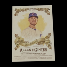Load image into Gallery viewer, 2017 Topps Allen &amp; Genter Ernie Banks &amp; Kris Bryant RIP CARD Serial # 7/10