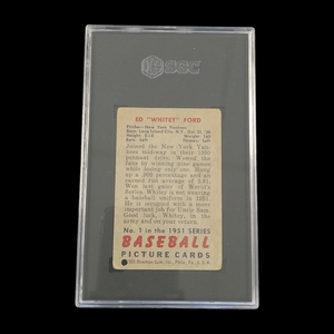 1951 Bowman Whitey Ford #1 SGC 1