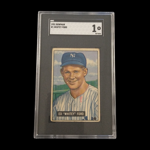 1951 Bowman Whitey Ford #1 SGC 1