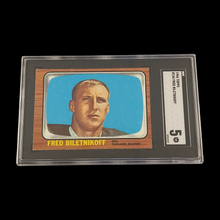 Load image into Gallery viewer, 1966 Topps Fred Billetnikoff #104 SGC 5