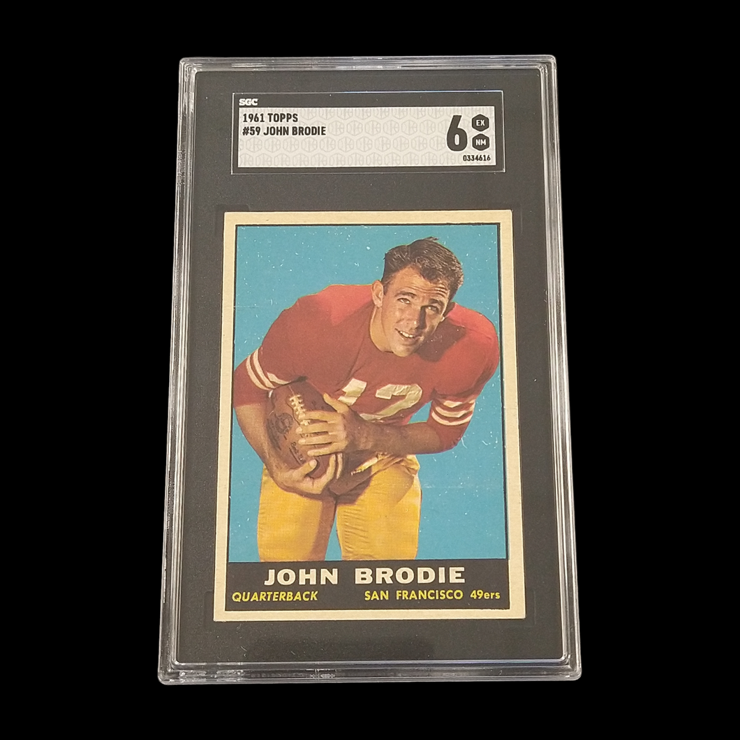 1961 Topps John Brodie #59 SGC 6