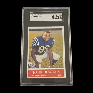 1964 Philadelphia John Mackey #3 SGC 4.5