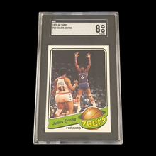 Load image into Gallery viewer, 1979-80 Topps Julius Erving #20 SGC 8