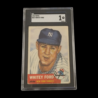 1953 Topps Whitey Ford #207 SGC 1