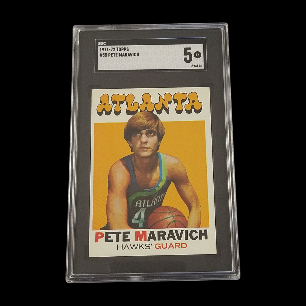 1971-72 Topps Pete Maravich #55 SGC 5