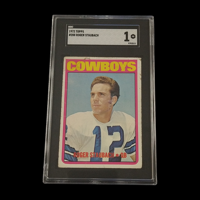 1972 Topps Roger Staubach #200 SGC 1