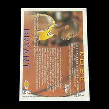 Load image into Gallery viewer, 1996-97 Topps Kobe Bryant Rookie