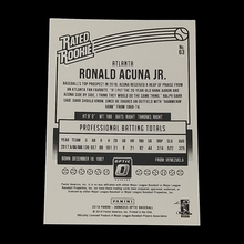 Load image into Gallery viewer, 2018 Panini Donruss Optic Ronald Acuna Jr Rated Rookie