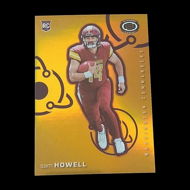 2022 Panini Dynagon Sam Howell Orange Prizm Rookie Serial # 9/75