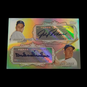 2013 Topps Cooperstown Duke Snider & Johnny Podres Dual Autograph