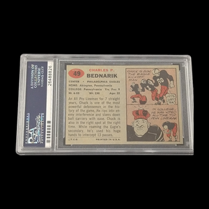 1957 Topps Chuck Bednarik PSA 7