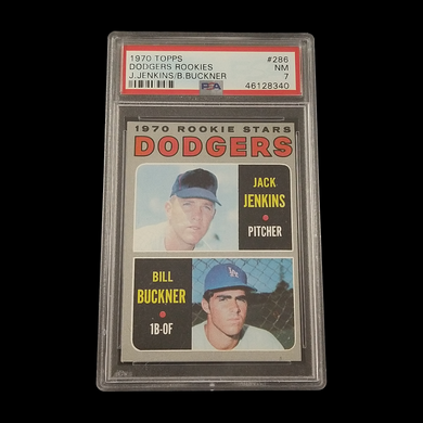 1979 Topps Jack Jenkins & Bill Buckner PSA 7