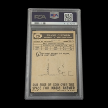 Load image into Gallery viewer, 1959 Topps Frank Gifford PSA 7