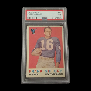 1959 Topps Frank Gifford PSA 7