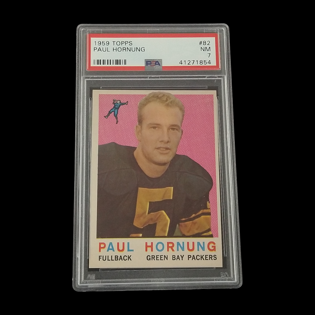 1959 Topps Paul Hornung PSA 7