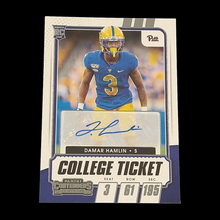 Load image into Gallery viewer, 2021 Panini Contenders Draft Demar Hamlin Rookie Autograph