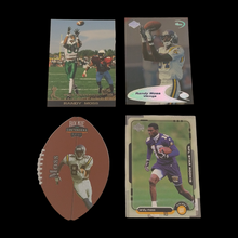 Load image into Gallery viewer, 1998 Randy Moss Contenders, Upper Deck, Edge, &amp; Press Pass Rookie Lot