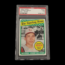Load image into Gallery viewer, 1969 Topps Johnny Bench All Star PSA 7