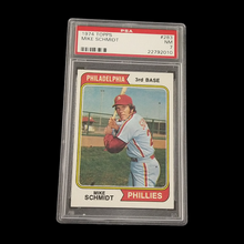 Load image into Gallery viewer, 1974 Topps Mike Schmidt PSA 7