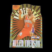 Load image into Gallery viewer, 1997 NBA Hoops Allen Iverson Skybox Die Cut