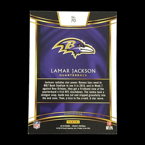 2018 Panini Select Lamar Jackson Concourse Rookie