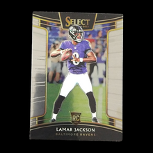 Load image into Gallery viewer, 2018 Panini Select Lamar Jackson Concourse Rookie