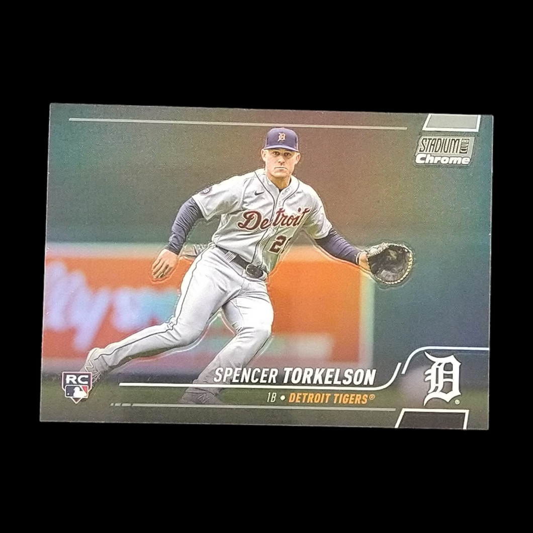 2022 Topps Stadium Club Chrome Spencer Torkelson Rookie Refractor SP